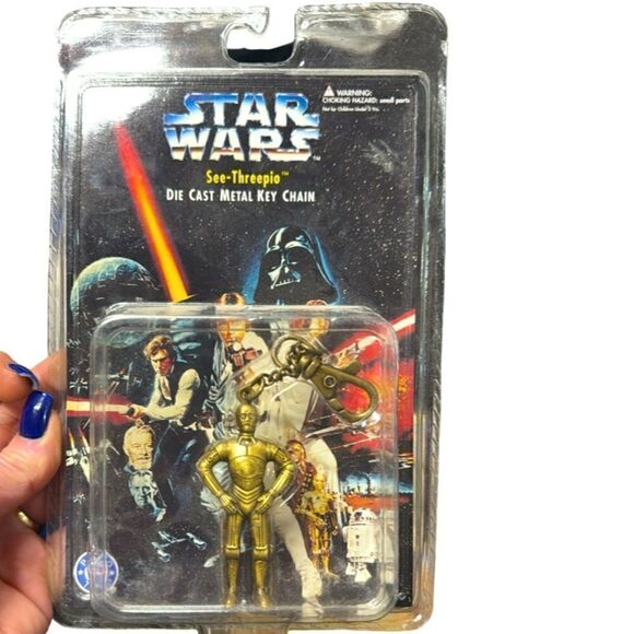 Star Wars See-Threepio Die Cast Metal Key Chain - Picture 1 of 1